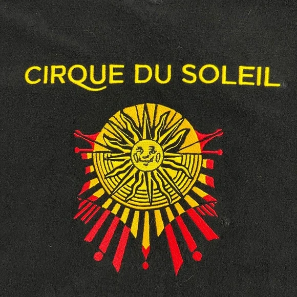 Cirque du Soleil Black Robe with Gold and Red Embroidery - Picture 2 of 6